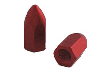 Durablue flat seat lug nut in red at Recreation tires rectires.com