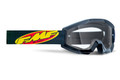 Black FMF yOUTH PowerCore Goggles with clear lens at Recreation Tires rectires.com