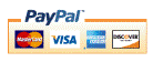Paypal Visa Mastercard American Express Discover logo