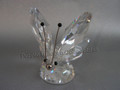 Butterfly, Large ~ Var 1 (Black tips on Rhodium antenna)