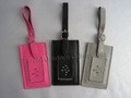 Leather Multi-Color Luggage Tags ~ Set of 3