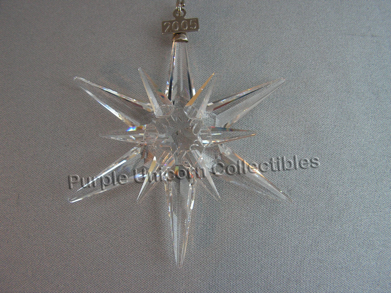 diepgaand Nodig hebben Ontevreden 2005 Steiff Crystal Bear with Swarovski Annual Edition Star Christmas  Ornament - Purple Unicorn Collectibles