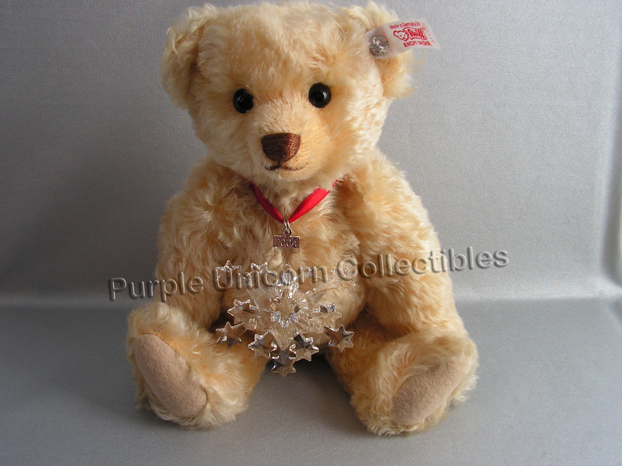 2004 Steiff Daniel Bear with Swarovski Annual Edition