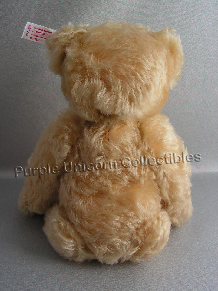 2004 Steiff Daniel Bear with Swarovski Annual Edition Snowflake