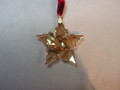 2021 Annual Edition Festive Little Golden Star / Snowflake Christmas Ornament