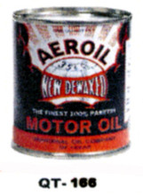 Aeroil Motor Oil Cans - Quantity Of Six Cans