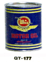 Whiz Aviation Motor Oil Cans - Quantity Of Six Cans