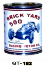Brick Yard 500 Motor Oil Cans - Quantity Of Six Cans