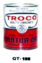 Troco 3 Motor Oil Cans - Quantity Of Six Cans