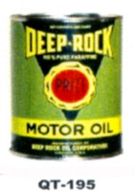 Deep Rock Motor Oil Cans - Quantity Of Six Cans
