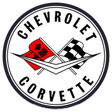 Corvette C3 Logo Classic Round Sign