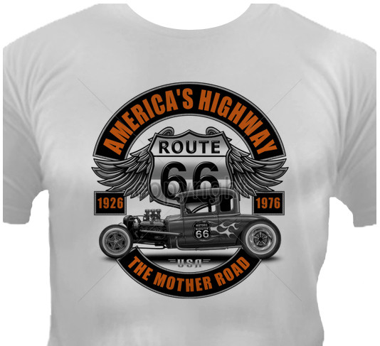 tee shirt route 66