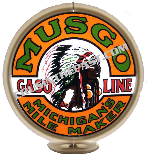 Humble Gasoline Gas Pump Globe