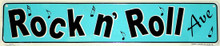 Rock n' Roll Ave Street Sign