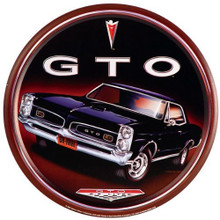 Pontiac Classic GTO Round Tin Sign