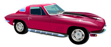 Corvette Die Cut Tin Sign
