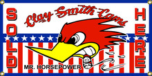 Clay Smith Cams, Mr. Horse Power Wall Banner