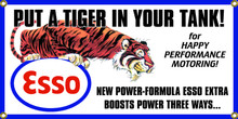 Esso Gasoline Wall Banner