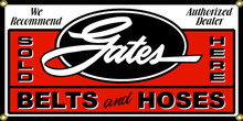 Gates Belts and Hoses Wall Banner