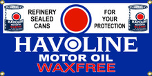 Havoline Motor Oil Wall Banner