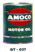 Amoco Motor Oil Cans - Quantity Of Six Cans