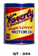 Waverly High Speed Motor Oil Cans - Quantity Of Six Cans