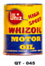 Whiz Whizoil Motor Oil Cans - Quantity Of Six Cans