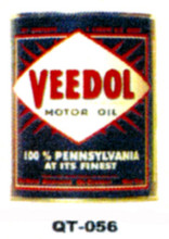 Veedol Motor Oil Cans - Quantity Of Six Cans