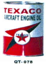 Texaco Aircraft Engine 2 Motor Oil Cans - Quantity Of Six Cans