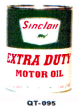 Sinclair Ertra Duty Motor Oil Cans - Quantity Of Six Cans
