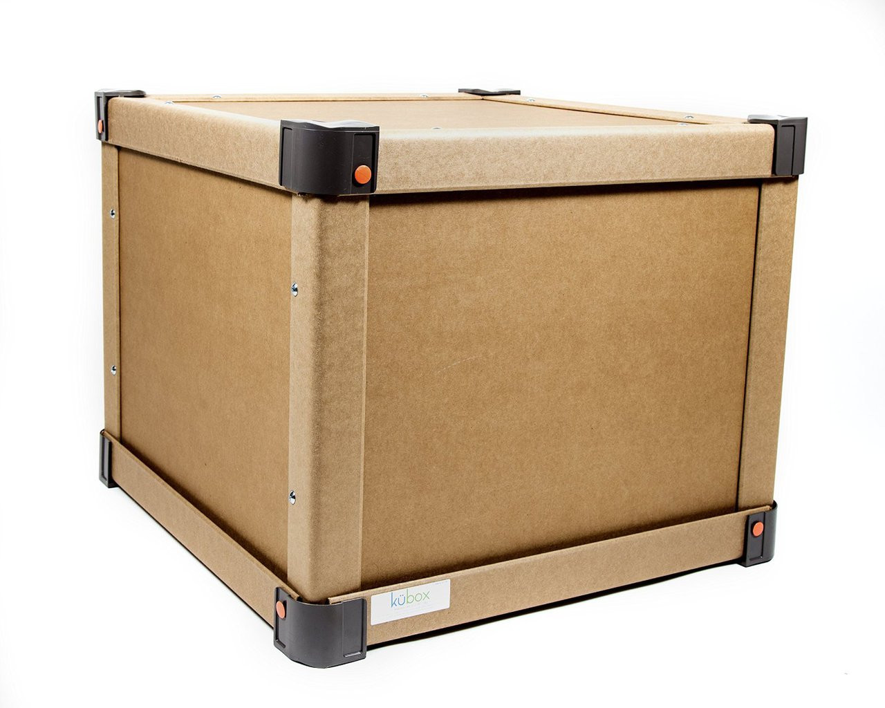 Kubox Medium Square Shipping Crate 25"x25"x20"