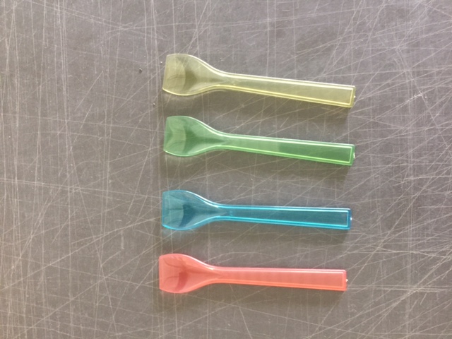 Gelati Spoons | Teaspoons | 4 Colours | Blue | Green | Yellow | Pink