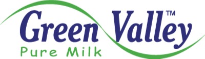 Green Valley pure milk Logo