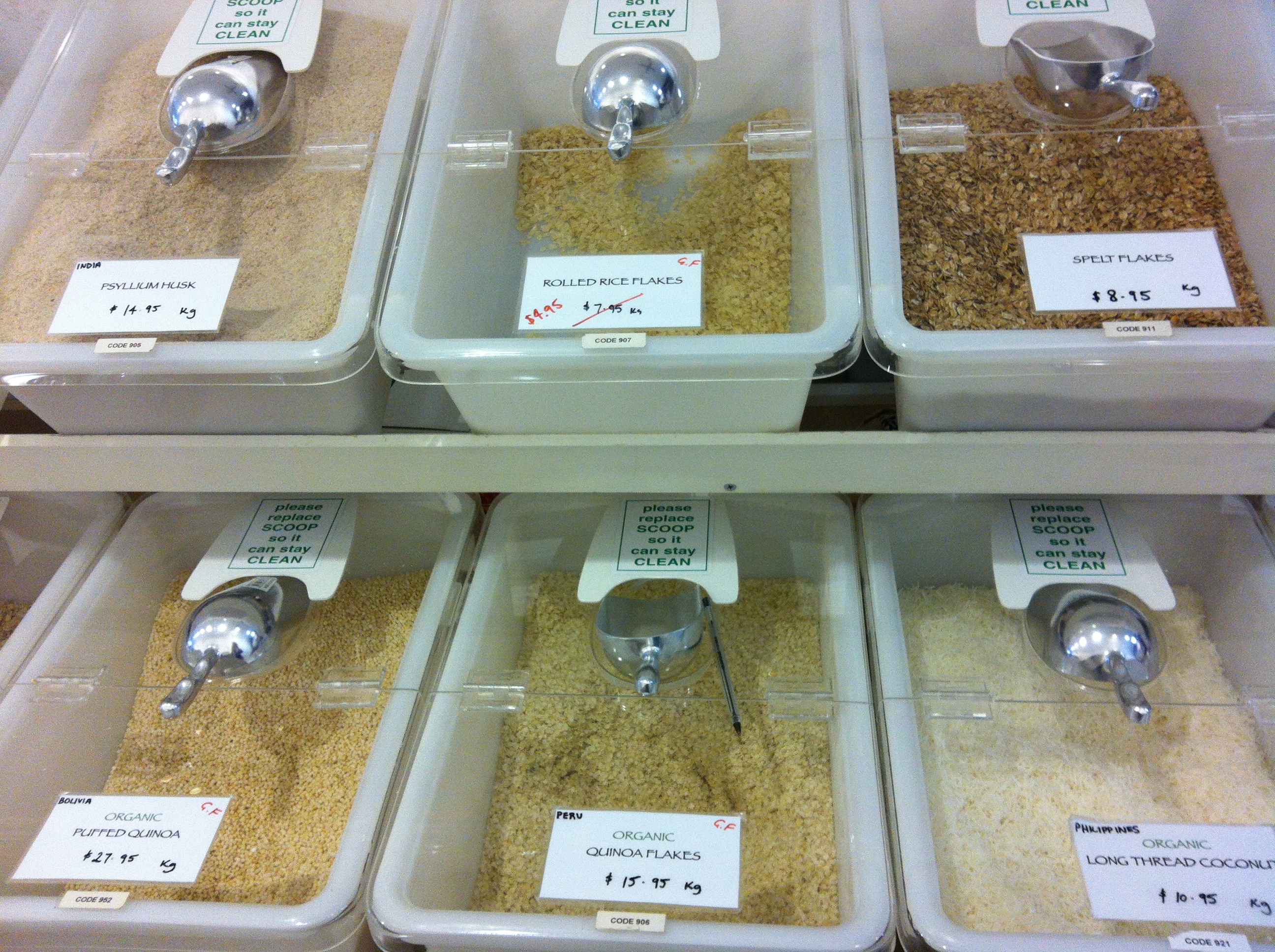 Bulk Dry Food Bins Logo | 16Lt | 27Lt | Natural | Sweet | Nuts | Rice | Flour | Dog Food