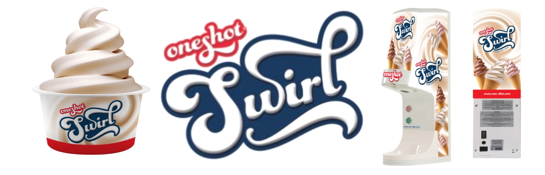 Logo | One Shot Swirl | Ice Cream
