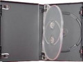 Triple DVD case black