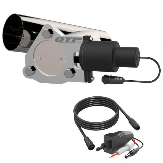 3 Inch Single Exhaust Electric Cutout Combo Kit Qtp Hawks Third Generation