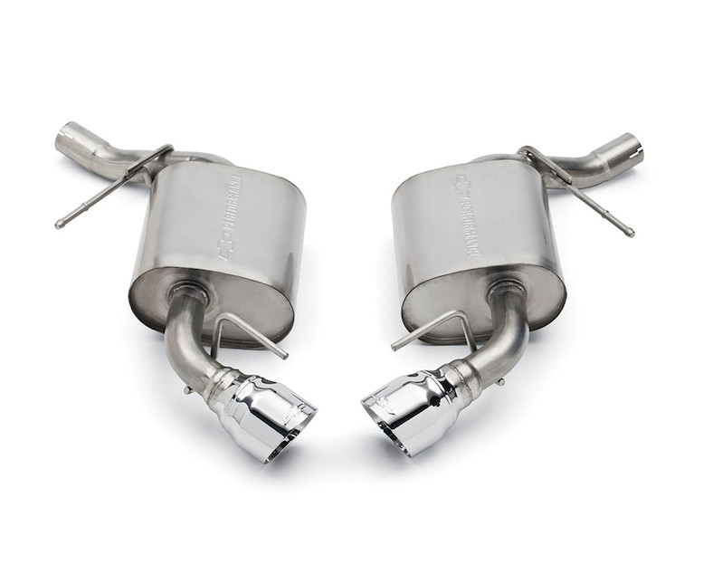 2016+ 3.6L/6.2L Axle-Back Exhaust Upgrade System with Polished Tips, GM ...