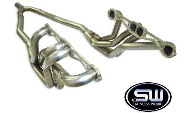 Hawks Camaro Firebird 82 92 Sbc Stainless Long Tube Headers With Off