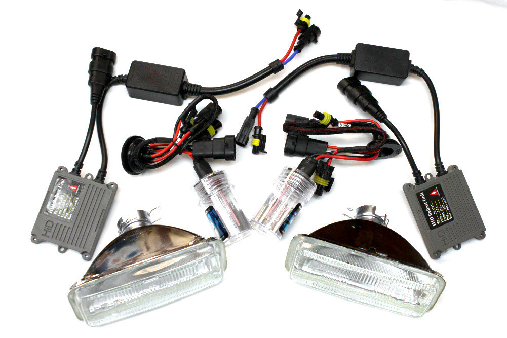 HID Headlight Conversion Kit w/ Housings, Camaro 19931997 Hawks