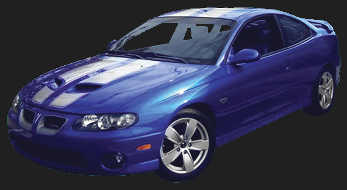 2005-06 Pontiac GTO Rally Stripe Kit - Hawks Third Generation