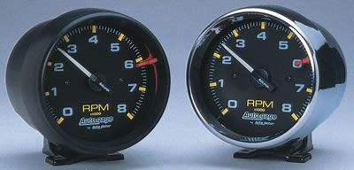 auto meter 8000 rpm tach with 3 3 4 face satin black hawks third