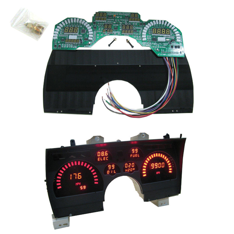 91 92 Camaro Digital Instrument Gauge Cluster Panel Kit