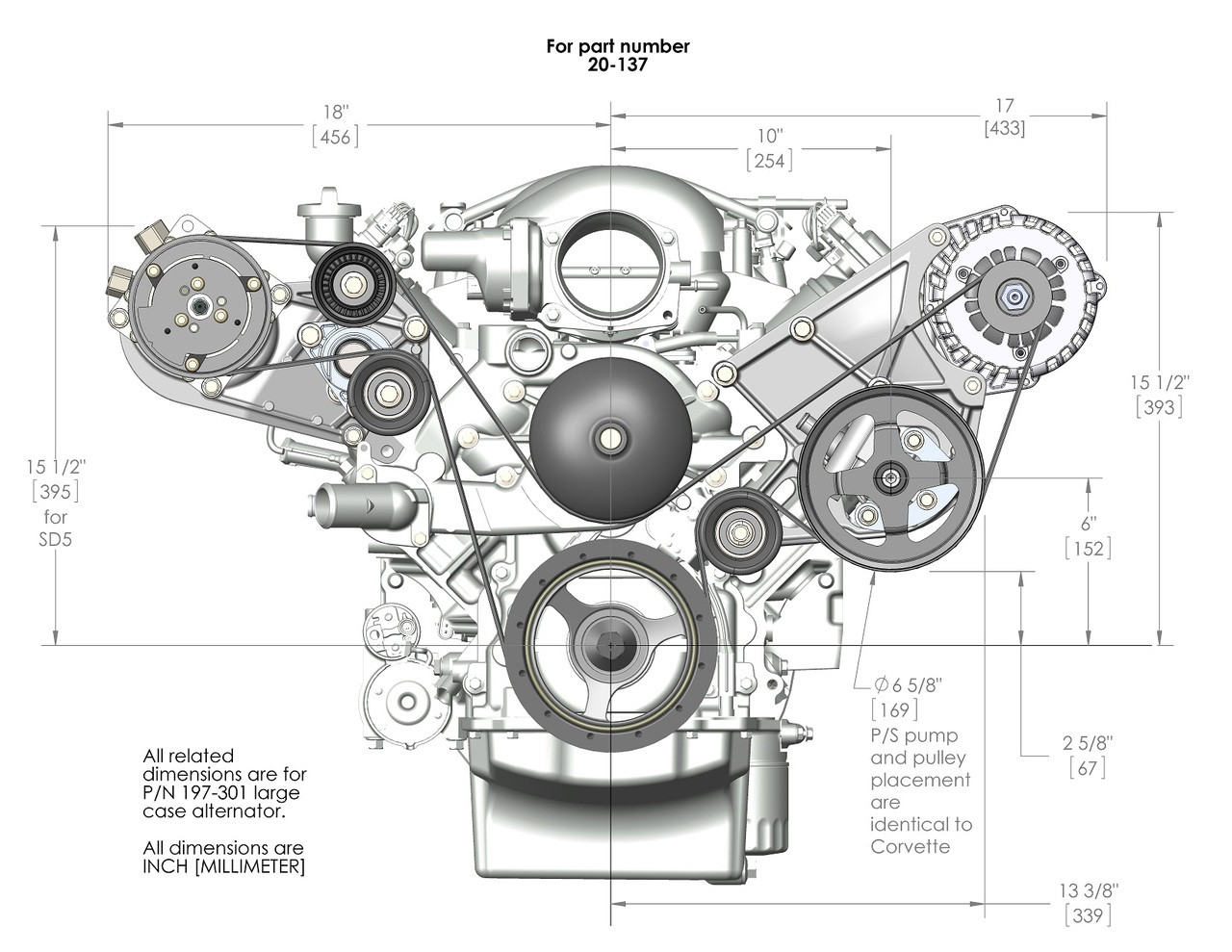 Holley LS Complete Accessory Drive Kit Includes SD508 A C Compressor holley-ls-complete-accessory-drive-kit-includes-sd508-a-c-compressor