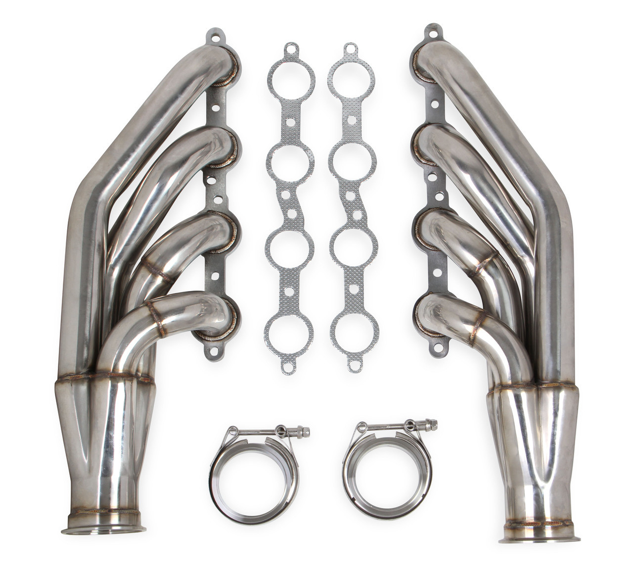 Flowtech LS Turbo Headers (Up and forward) 13/4" 304SS Polished Finish