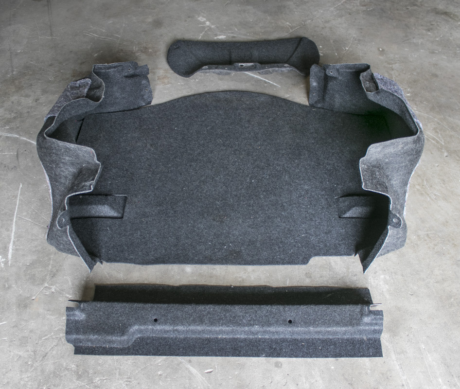 20112015 Camaro 5 Piece Trunk Carpet Kit, OEM GM Used Hawks Third Generation