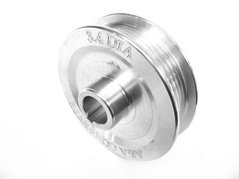A & A Vortech Supercharger Pulley Corvette 6Rib, Select Application