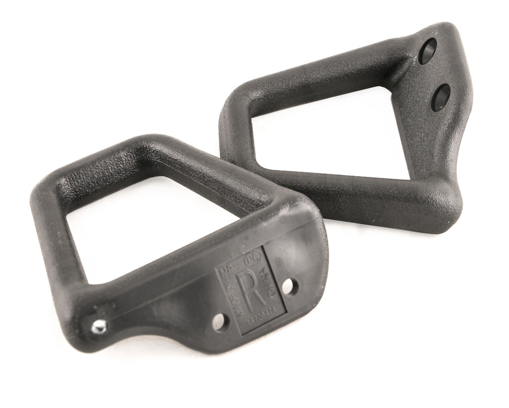 19932002 Camaro/Firebird Coupe Graphite Gray Seat Belt Shoulder GuidePair, New Reproduction