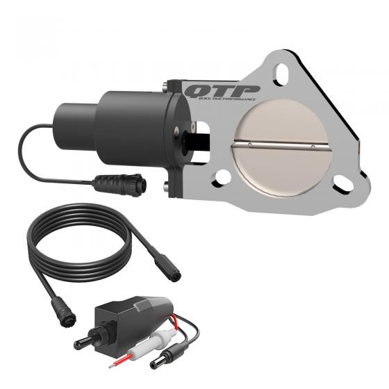 Single 3 Inch Electric Cutout For Borla Exhausts Qtp Hawks Third Generation