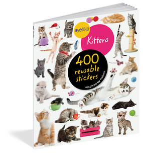 eyelike stickers: kittens, front